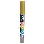 Marvy Uchida Decocolor Acrylic Paint Markers Gold Chisel Tip [Pack Of 6]