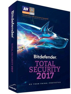 Bitdefender Total Security 2017 5 Users 3 Years for Windows/Mac (1-5 Users) [Download]