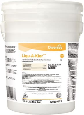 Liqu-A-Klor Liquid-Bactericide Disinfectant and Sanitizer, 5 Gallon (100839975)