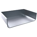 Balt Shapes, Cloud, and Quad Desk/Table Optional Book Box, Platinum, 4H x 17W x 12D