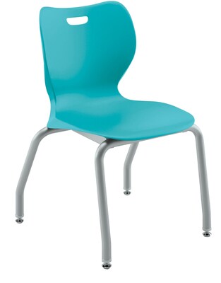 HON® SmartLink® 16" 4-Leg Student Stacking Chair, Calypso, 4/Carton