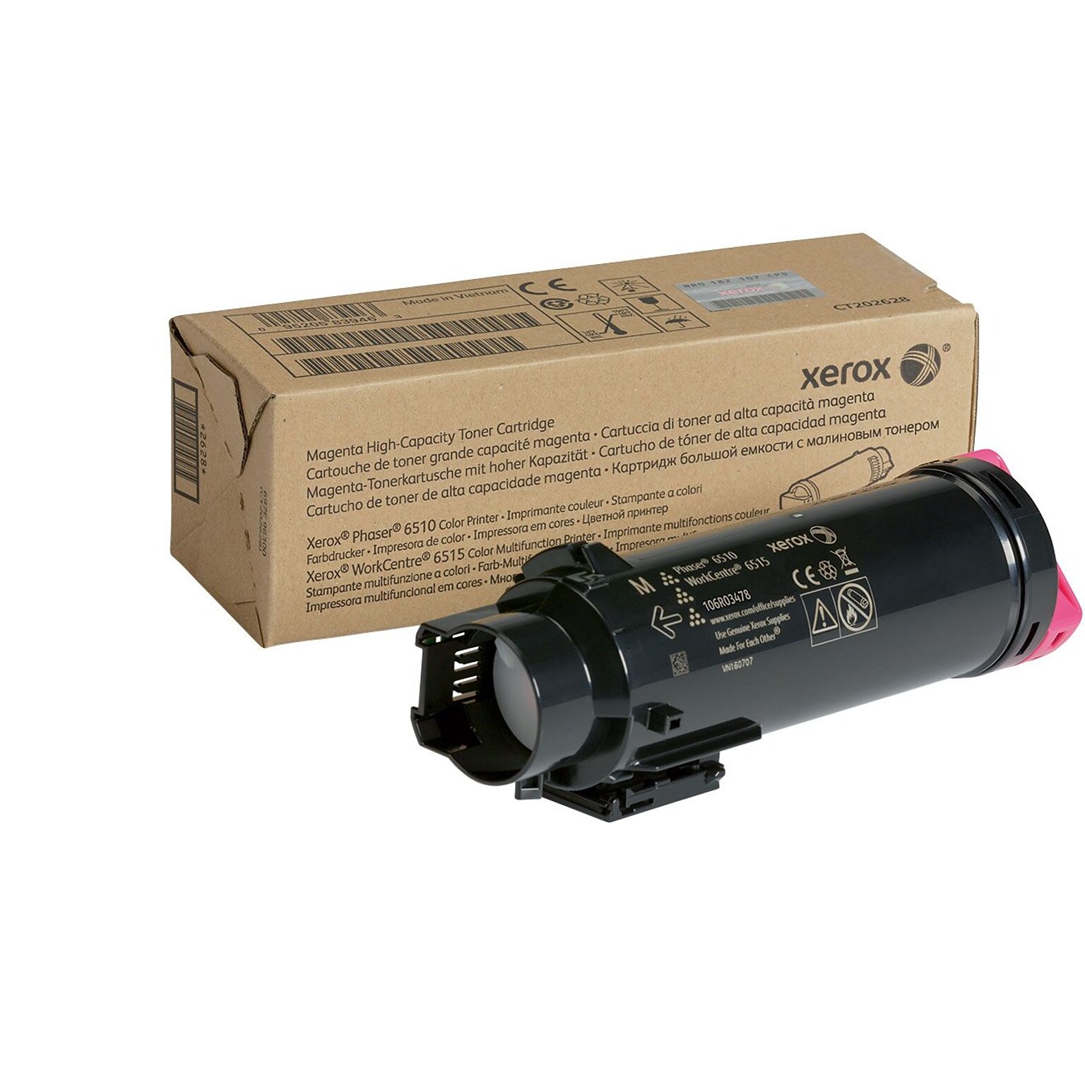 Xerox 106R03478 Magenta High Yield Toner Cartridge