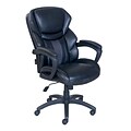 Dormeo Espo Octaspring Bonded Leather Managers Office Chair, Black (48459)