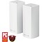 Linksys VELOP Whole Home Mesh Wi-Fi System AC2200 Tri Band Wireless and Ethernet Router, White (WHW0
