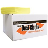 Monarch Brands Treated Yellow Dust Cloth 13x17 10 - 50 packs / case, Heavy Weight dusters