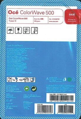 Oce 1070038732 Cyan Standard Yield Toner Cartridge