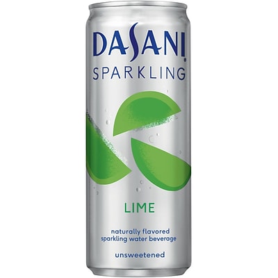 Dasani Sparkling Lime 12 Oz. Cans, 24/Pack (00049000068849)
