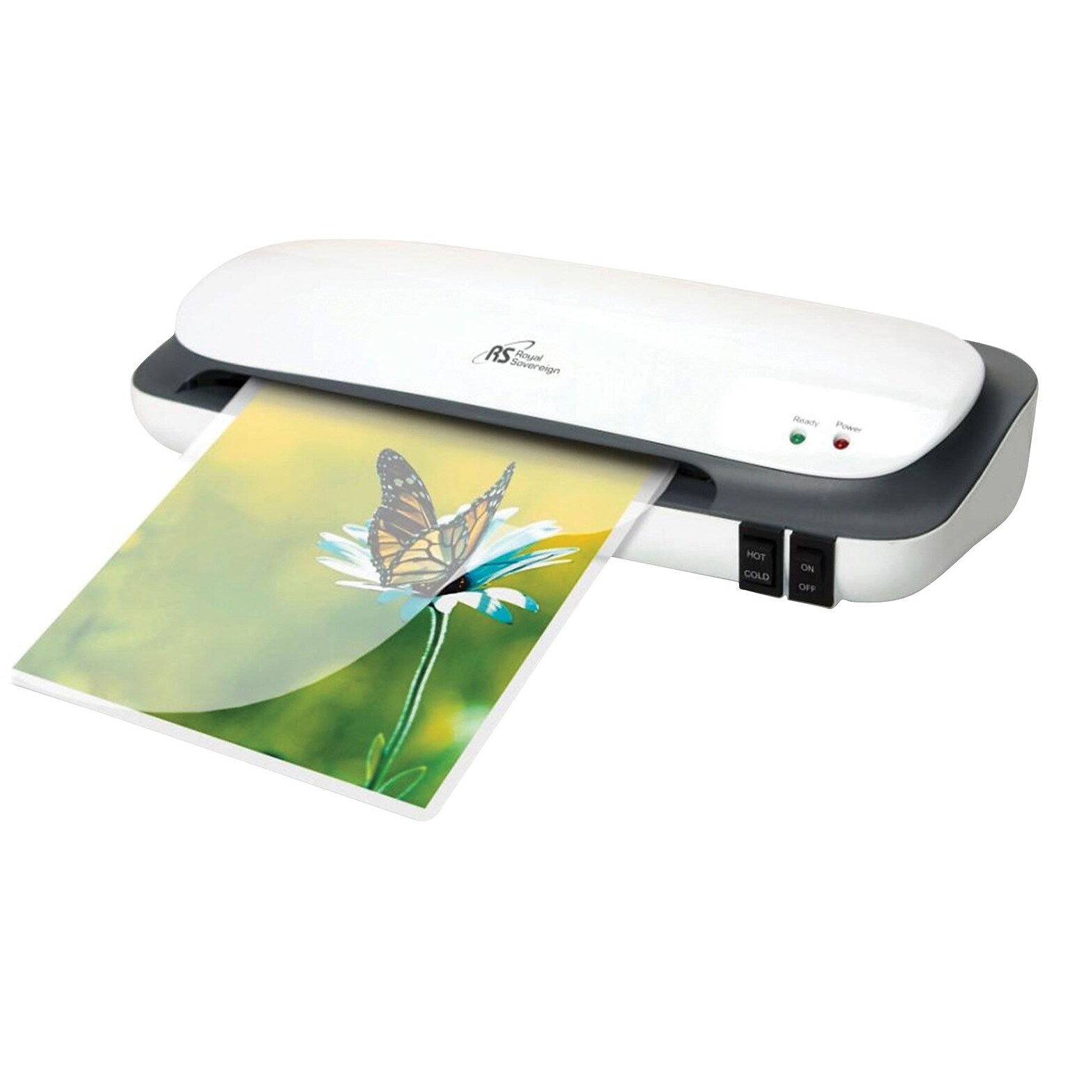 Royal Sovereign® 9 Desktop Hot/Cold Laminator; White