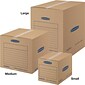 Bankers Box® SmoothMove™ Basic Moving & Storage Boxes, 18-1/4" x 18-1/4" x 16-7/8", Kraft, 20/Carton (7713901)SmoothMove™