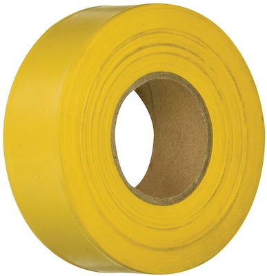 Irwin Strait-Line Flagging Tapes, Yellow , 300' Length (586-65905)
