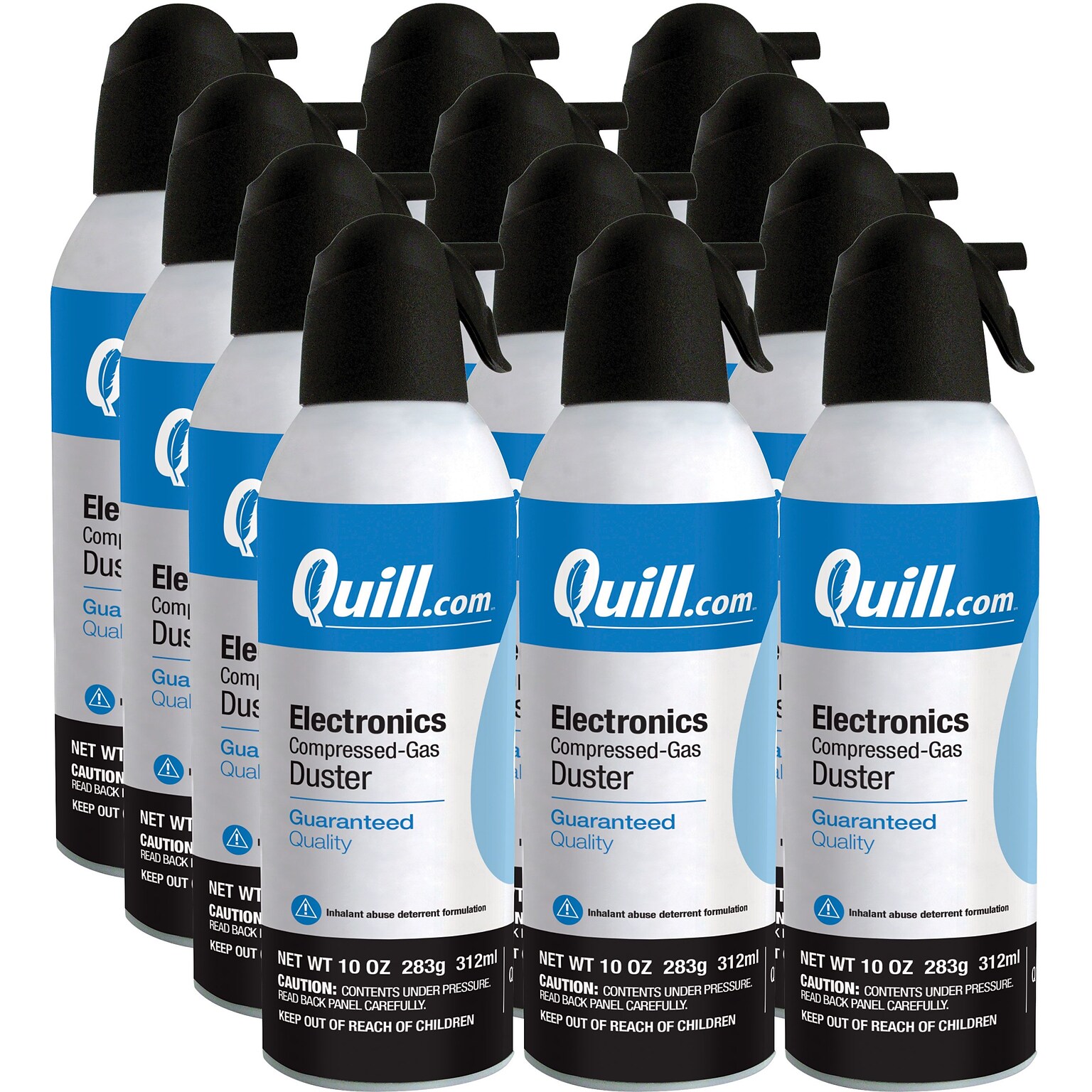 Quill Brand® Electronics Duster; 10 oz. Spray Can, 12-Pack