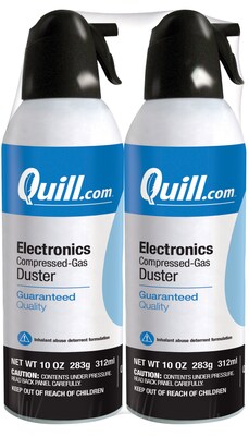 Quill Brand® Electronics Duster; 10 oz. Spray Can, 2-Pack