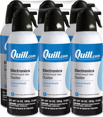 Quill Brand® Electronics Duster; 10 oz. Spray Can, 6-Pack