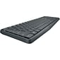 Logitech MK235 USB Wireless Optical Keyboard and Mouse Set, Black (920-007897)