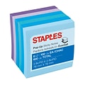 Staples Stickies® Pop-Up Notes, Assorted Watercolors, 3 x 3, 6 Pads/Pack (S-33WCP6)