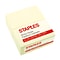 Staples® Stickies Recycled Notes, 3 x 5, Yellow, 100 Sheet/Pad, 12 Pads/Pack (S35YR12)
