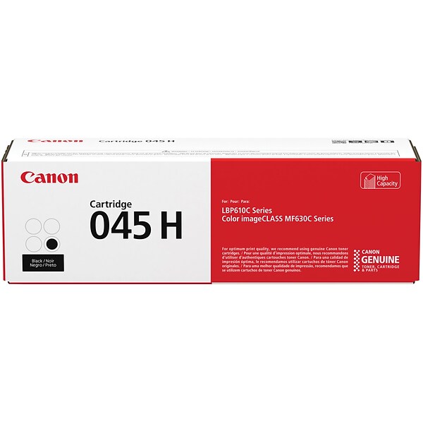 Canon 045 H Black High Yield Toner Cartridge (1246C001)