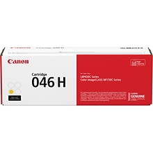 Canon 046 H Yellow High Yield Toner Cartridge, Prints Up to 5,000 Pages (1251C001)