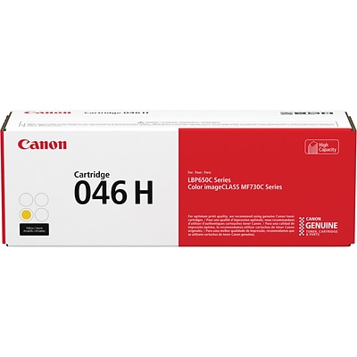 Canon 046 H Yellow Toner Cartridge, High Yield (1251C001)