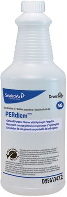 Diversey PERdiem 32 oz Spray Bottle, White/Blue (95613412)