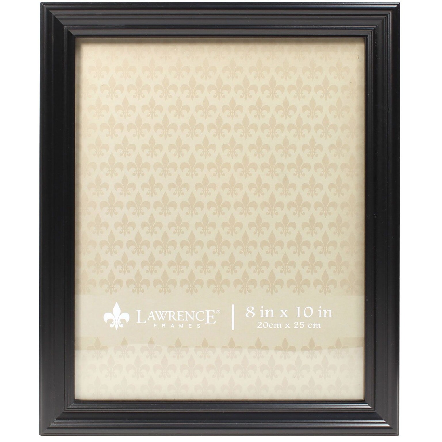 Lawrence Frames 8 x 10 Classic Detailed Black Picture Frame (535480)