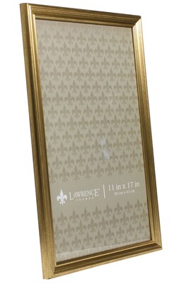 Lawrence Frames 11 x 17 Sutter Burnished Gold Picture Frame (536217)