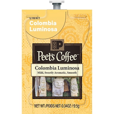 FLAVIA® Peet's Coffee Colombia Luminosa Freshpack, Light Roast, 72/Carton (MDR23318)