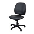 Quill Brand® Haydn Luxura Faux Leather Computer and Desk Chair, Black (28240-CC)