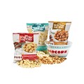 The Popcorn Factory® Party Bowl Bundle w/Caramel Sea Salt, White Cheddar & Cinnamon Sugar Popc