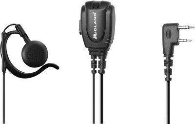 Midland Biztalk BA2 Over Ear Headset, Black