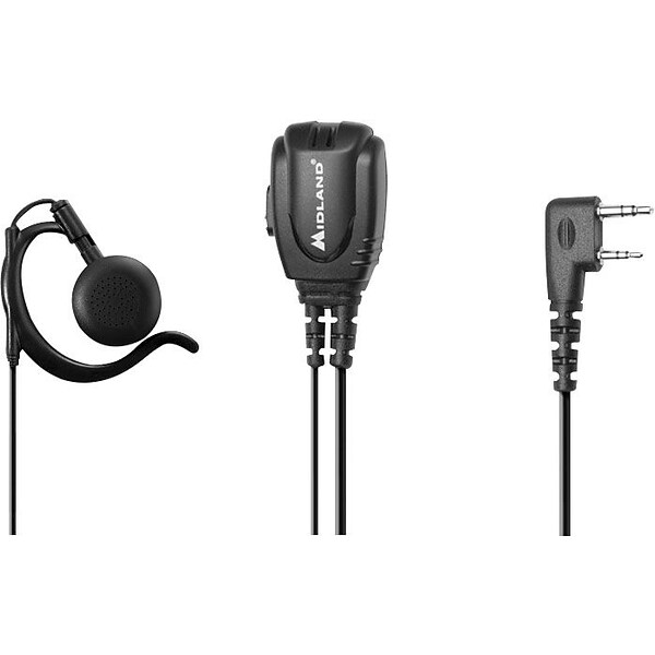 Midland Biztalk BA2 Over Ear Headset, Black