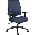 Alera® Wrigley Series High Performance Mid-Back Synchro-Tilt Task Chair, Blue