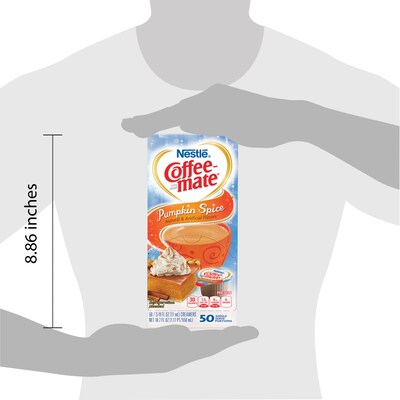 Coffee mate Pumpkin Spice Coffee Creamer, 50/Box (NES75520)