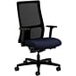 HON Ignition Mid-Back Mesh Task Chair, Synchro-Tilt, Back Angle, Adj Arms, Fabric, Navy, 20.0"W x 17.0"D, 19.0"W x 24.0"H