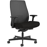 HON Endorse Mesh Mid-Back Task Chair, Big and Tall, Built-In Lumbar, Managerial, Fabric, Black, 45H