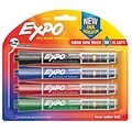 Expo Dry Erase Markers with Ink Indicator, Chisel Tip, Assorted, 4 Pack (1946766)