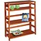 Niche Flip Flop 4 Shelf 34H Folding Bookcase, Cherry (FF3430CH)