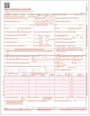 ComplyRight CMS-1500 Health Insurance Claims, 250/Box (CMS12LC250)