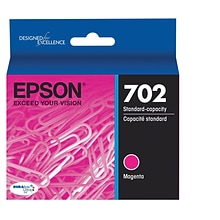 Epson 702 DURABrite Ultra Ink Cartridge, Standard-capacity, Magenta Ink Cartridge (T702320)