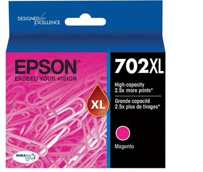 Epson T702XL Magenta High Yield Ink Cartridge (T702XL320-S)