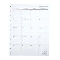 2017-2018 Staples® Arc System Academic Year Weekly Planner Refill Paper, 8-1/2 x 11 (22763-17)