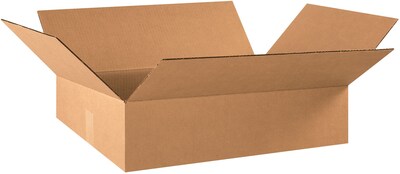 22 x 16 x 6 Shipping Boxes, Brown, 25/Bundle (22166)