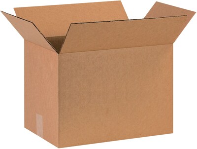 16 x 8 x 12 Shipping Boxes, Brown, 25/Bundle (16812)
