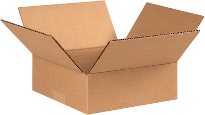 9 x 9 x 3 Shipping Boxes, Brown, 25/Bundle (993)