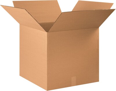 22 x 20 x 20 Shipping Boxes, Brown, 15/Bundle (222020)