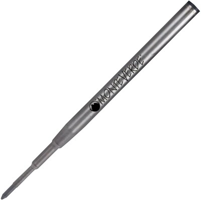 YAFA® Monteverde USA® Soft Roll™ Ballpoint Pen Refill, Medium Point, Black Ink, 2/Pack (M132BK)