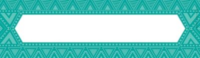 Barker Creek Bohemian Double-Sided Name plates & Bulletin Board Signs, 36 Pieces Per Pack (BC1438)