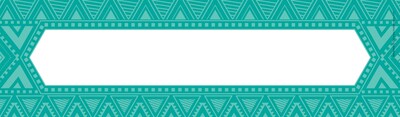 Barker Creek Bohemian School Name Plates, 12" x 3.5", 36/Pack (BC1438)