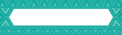 Barker Creek Bohemian Double-Sided Name plates & Bulletin Board Signs, 36 Pieces Per Pack (BC1438)