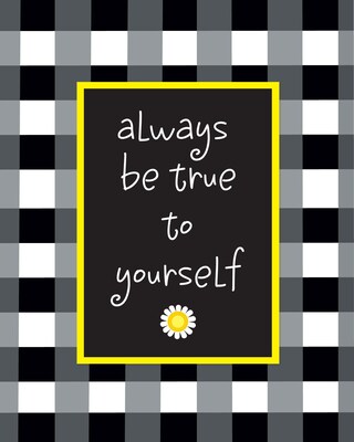 Barker Creek Be True to Yourself Art Print Set, 4 Pieces per Set (BC3101)